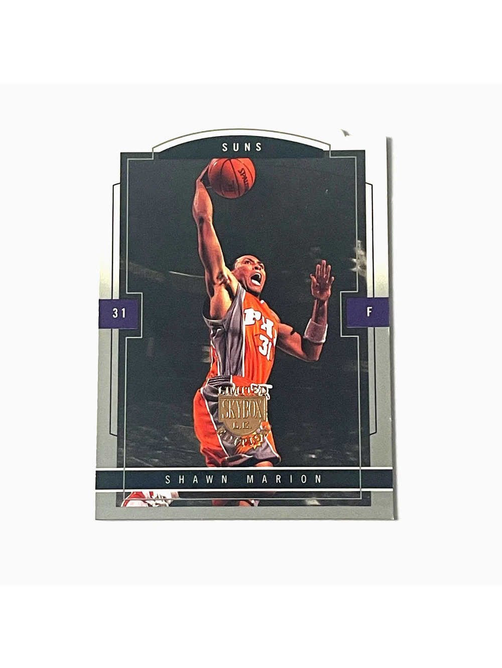 2003-04 Fleer Skybox LE #53 Shawn Marion Die Cut Suns Card